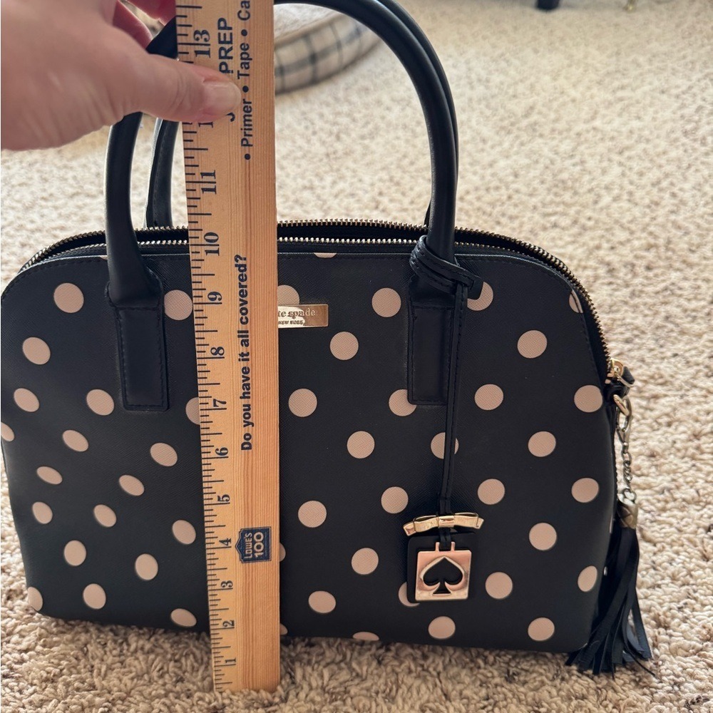 Kate Spade Handle‎ Bag, Black White Polka Dot - Picture 15 of 16